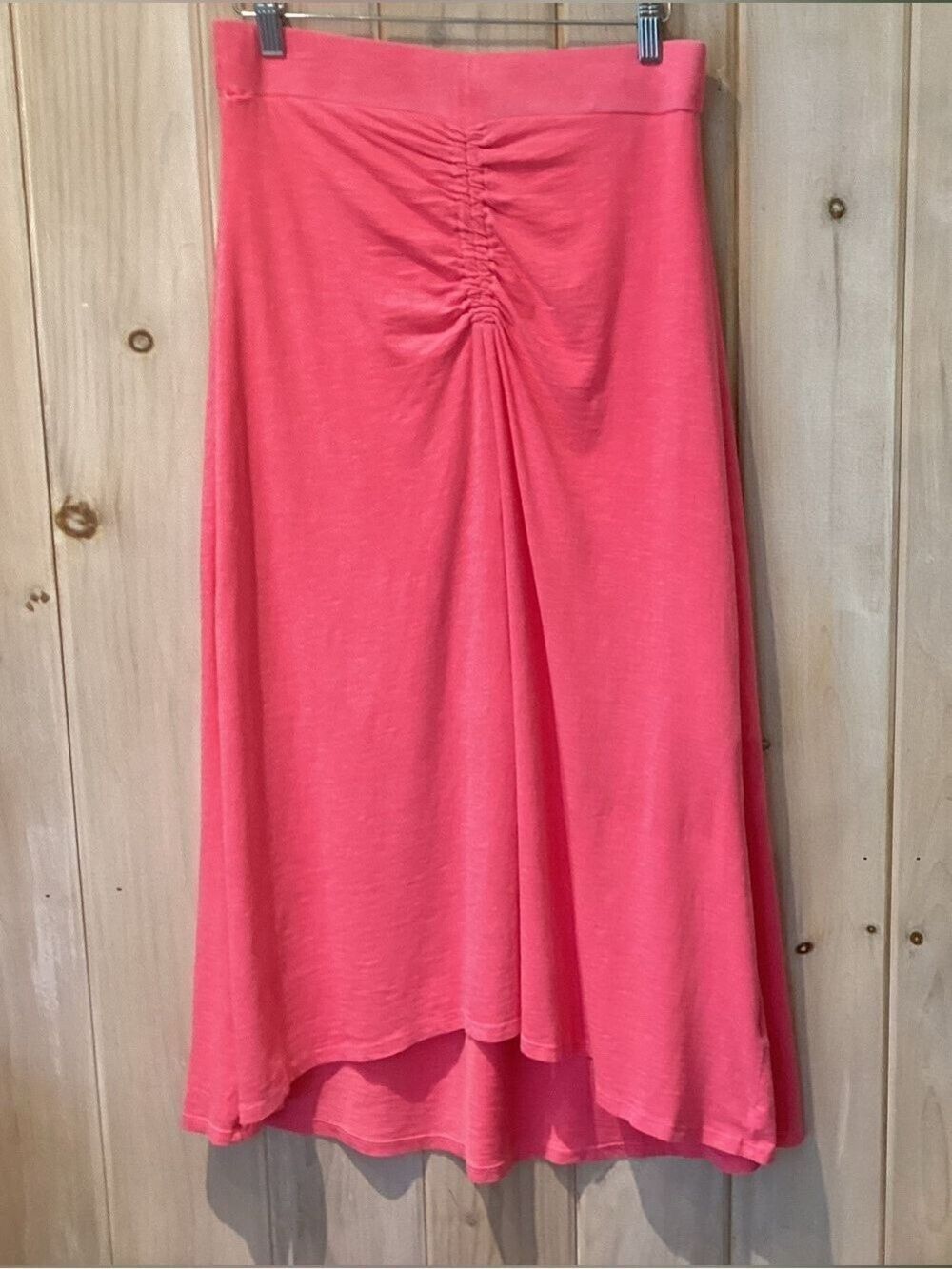 Sundry Pink Pull On Midi Skirt Size 2